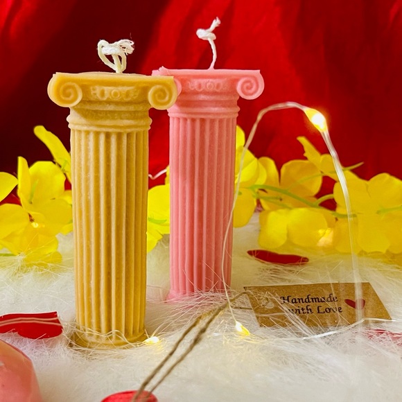 Valentine’s Edition_2 Pillar Candles ❤️❤️
